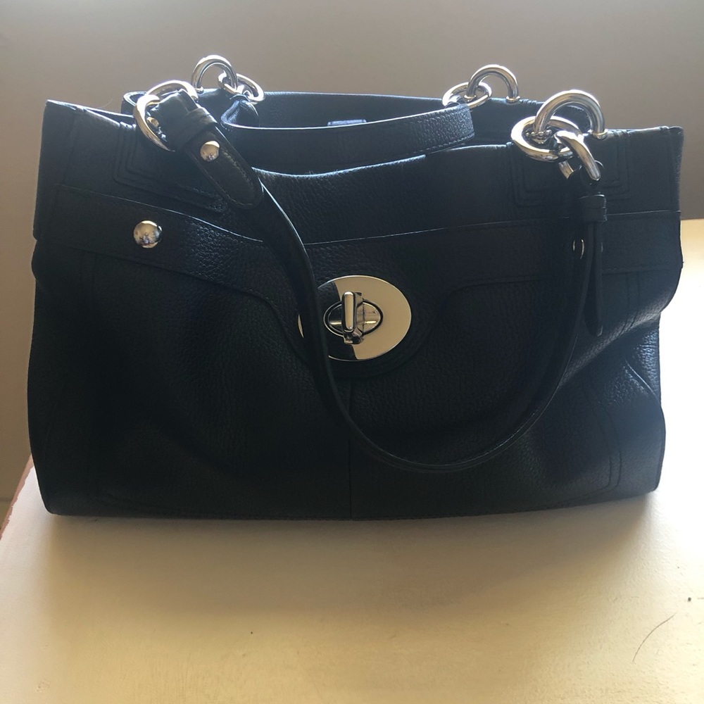 Coach Black Leather Purse